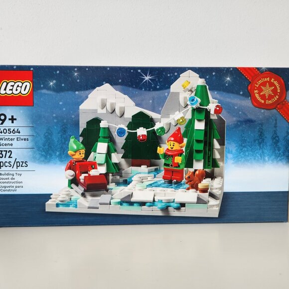 NIB LEGO 40564 Winter Elves Scene 372pcs Limited Edition! FACTORY SEALED! - Picture 1 of 5